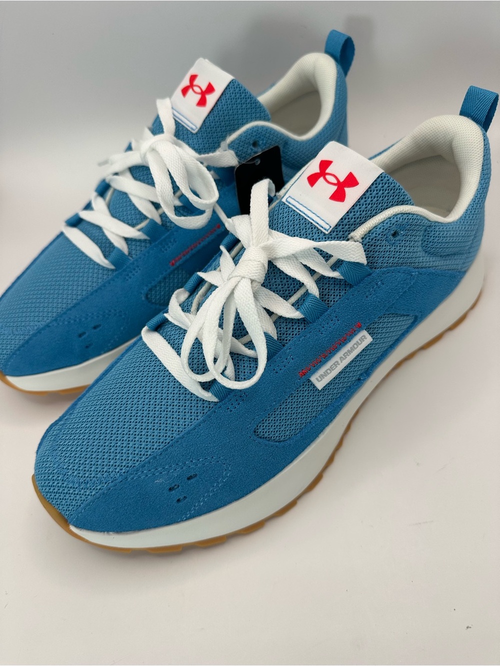 Under Armour Street Mirage Men's Shoes Blue White Sneakers size 10.5
